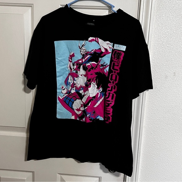 my hero academia Other - My Hero Academia Men's Black T-Shirt Size L